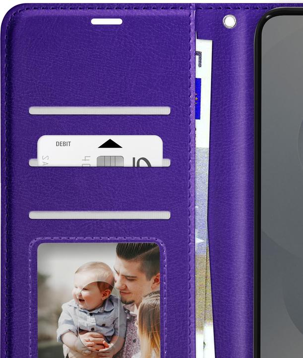 Produktbild Mayaxess VintageFlip Violet Line (Samsung Galaxy R)