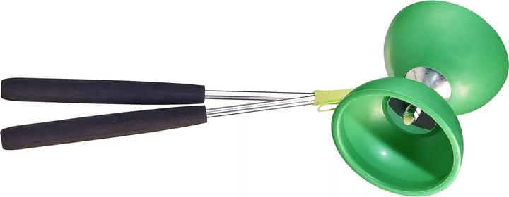 Produktbild Eureka! Rubber Diabolo met Aluminium Stokken - Donkergroen
