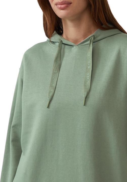 Produktbild S.Oliver Kleid Sweatkleid mit seitlichen Eingrifftaschen und Kapuze (34)