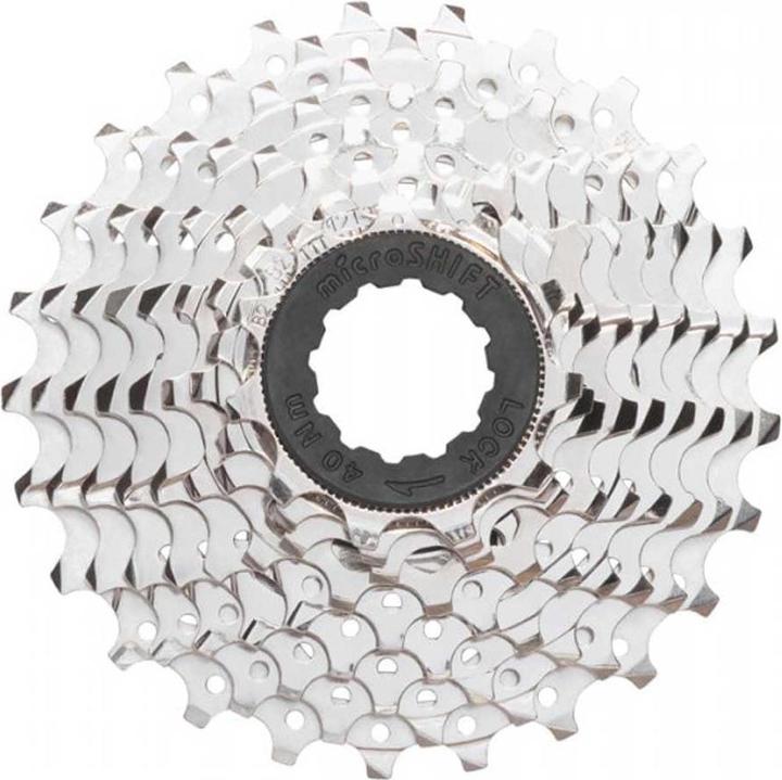 Actual product image Micro Shift Microshift R9 cassette, 9th order, steel, compatible with Shimano, 11-12-13-17-19-21-23-25, Niki (9-speed, 11-25)
