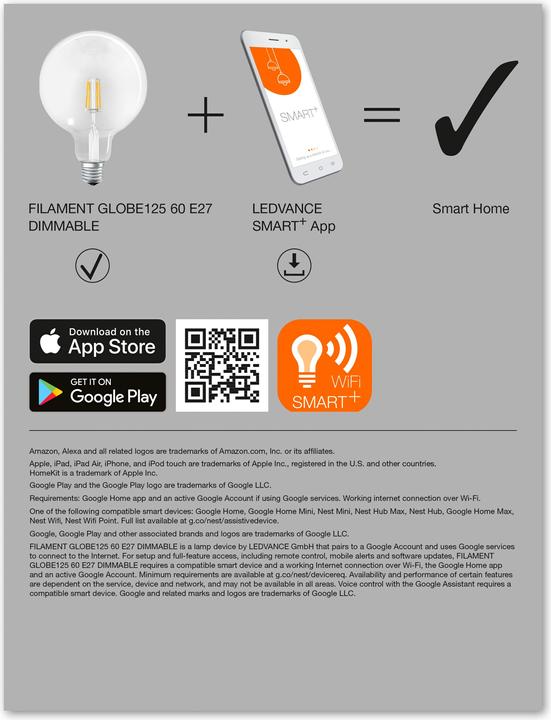 Image du produit Ledvance Smart+ Lecture (E27, 806 lm, 4x)