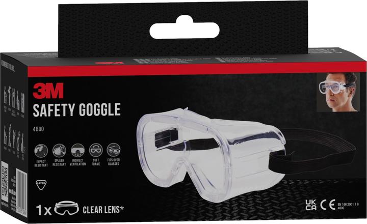 Actual product image 3M Full vision goggles 4800C1