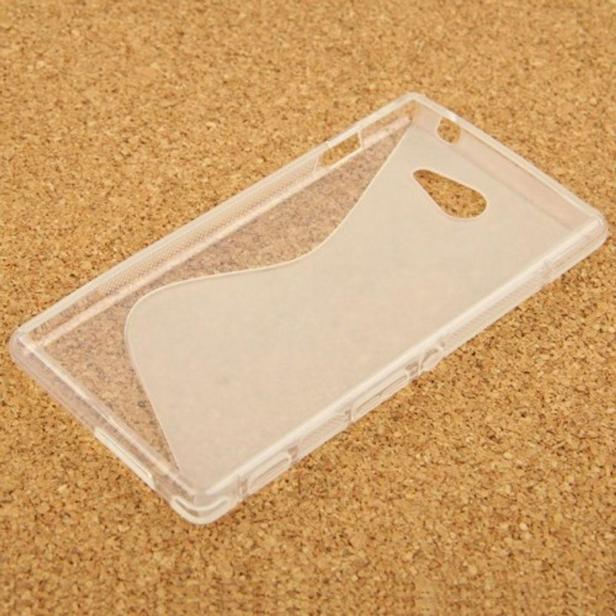 Thumbnail - König Design Handyhülle S Line TPU Tasche für Sony Xperia M2 S50h Transparent (Sony Xperia M2), Smartphone Hülle, Transp...