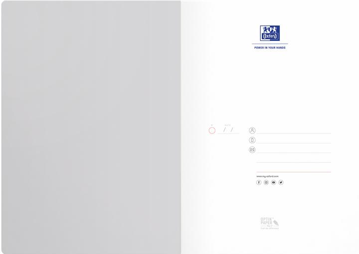 Produktbild Oxford Kladde (A4, Kariert, Weicher Einband)