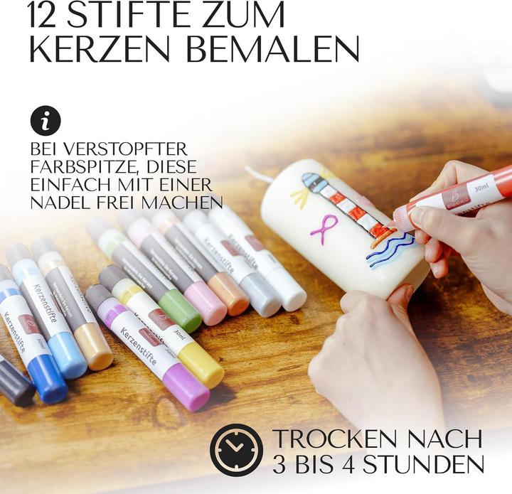 Actual product image Brandl 12er-Set Kerzenstifte (Multicoloured)