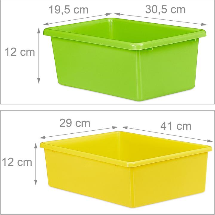 Actual product image Relaxdays Children's Storage Shelf with Bins