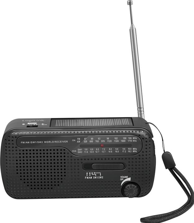 Produktbild LogiLink Dynamo-Handkurbel-Radio (FM, KW, MW)