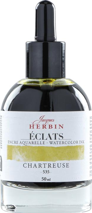 Produktbild Jacques Herbin Aquarelltine Éclats (Gelb, Gold, Grün, Orange, Rosa, Silber, Weiss, 50 Stk.)