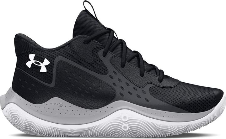 Black, Charcoal Grey, White