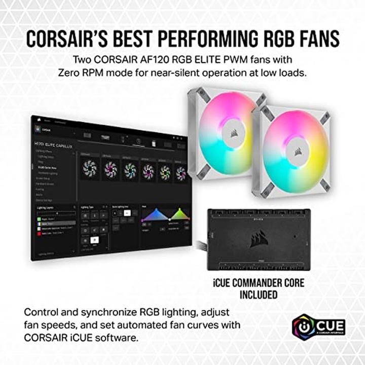 Immagine prodotto Corsair CPC iCUE H100i ELITE CAPELLIX XT Bianco
