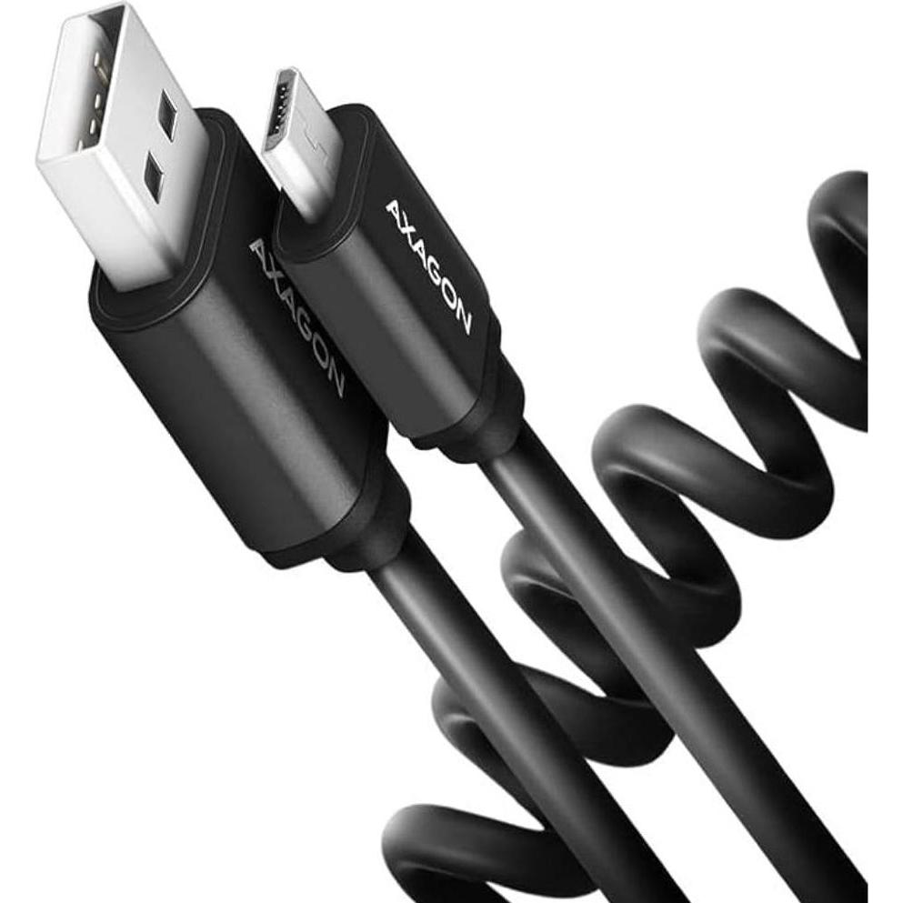 Axagon BUMM-AM10TB Kabel Micro-USB auf USB-A 2.0 (0.06 m, USB 2.0), USB Kabel