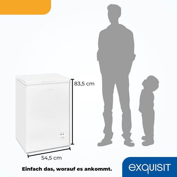 Actual product image Exquisit GT100-050E (Stand-alone, 99 l)