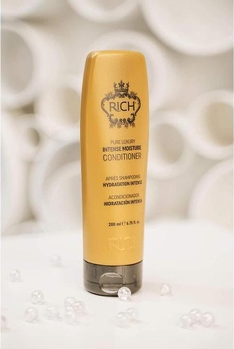 Image du produit Rich Après-shampooing hydratant intensif à la kératine pour cheveux secs et abîmés 200ml (200 ml)