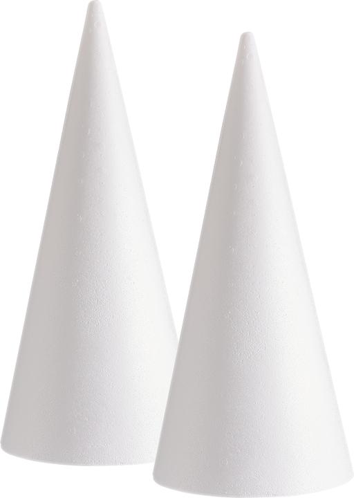 Actual product image VBS Styrofoam cone "Maxi", 40 x 18 cm, 2 pieces