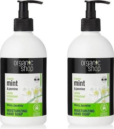 Actual product image Organic Shop Organic Minty Jasmine (Liquid soap, 500 ml)