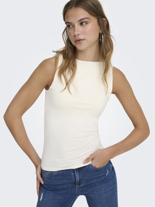 Actual product image Only Plain top without sleeves (XL)