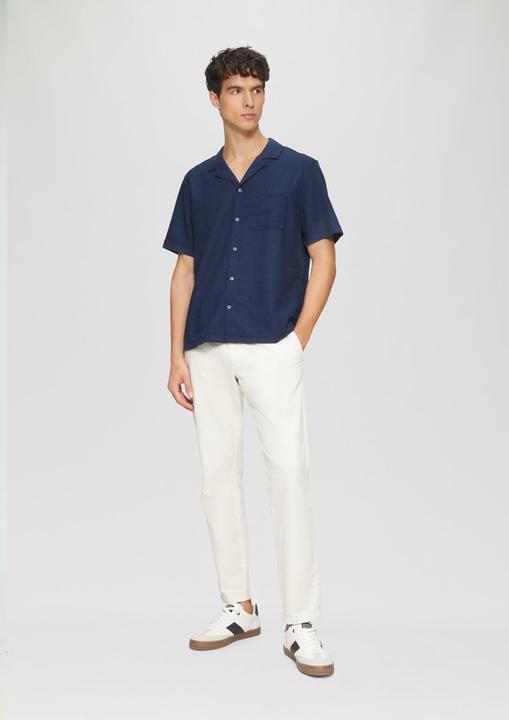 Produktbild S.Oliver Hemd Resort Fit: Strukturiertes Kurzarmhemd aus Leinenmix (L)