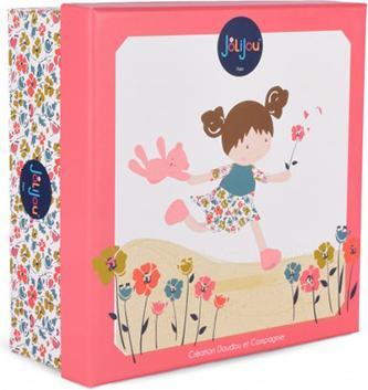 Produktbild Doudou et Compagnie Schmusepuppe Blumenkleid 20cm