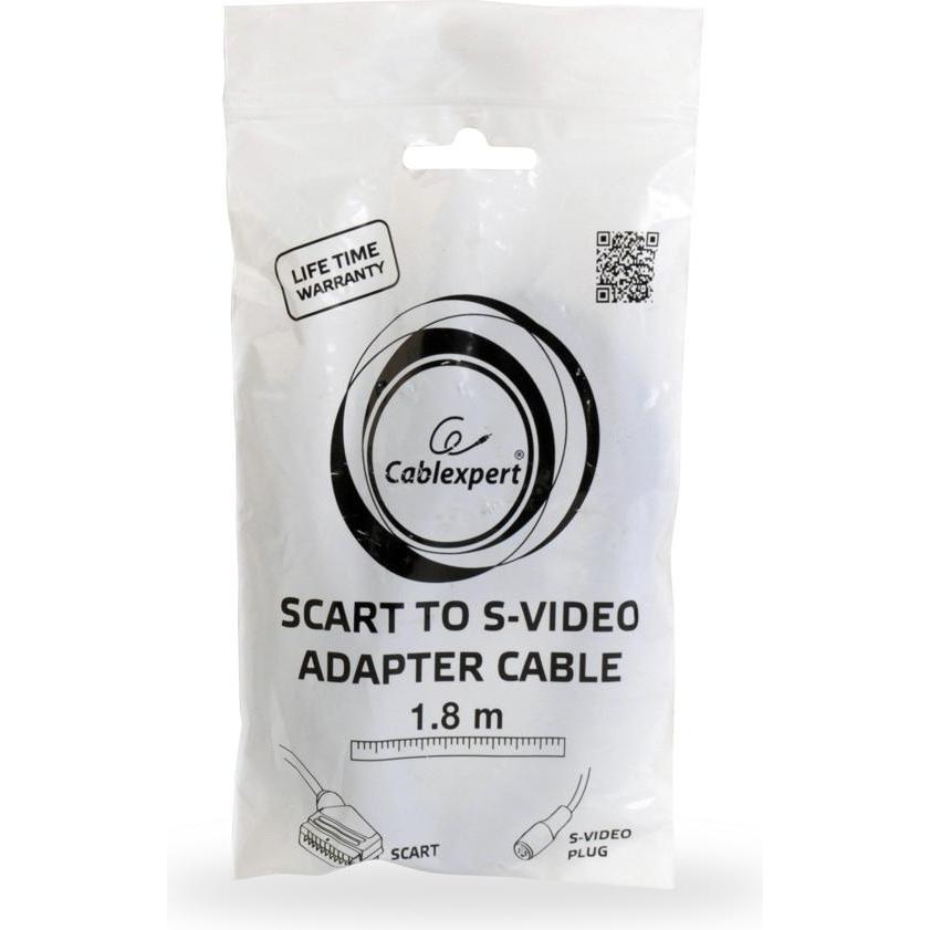 Thumbnail - No Name SCART to S-Video adapter cable, 1.8 m (1.80 m), USB Kabel