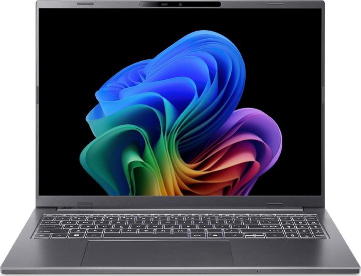 Produktbild Acer Aspire 16 AI OLED (A16-61M-R0Q9) 16,0" WUXGA, OLED, Ryzen AI R5-340 (50 TOPS), 16GB RAM, 512GB (16", 512 GB, 16 GB, DE, AMD Ryzen AI 5 340)