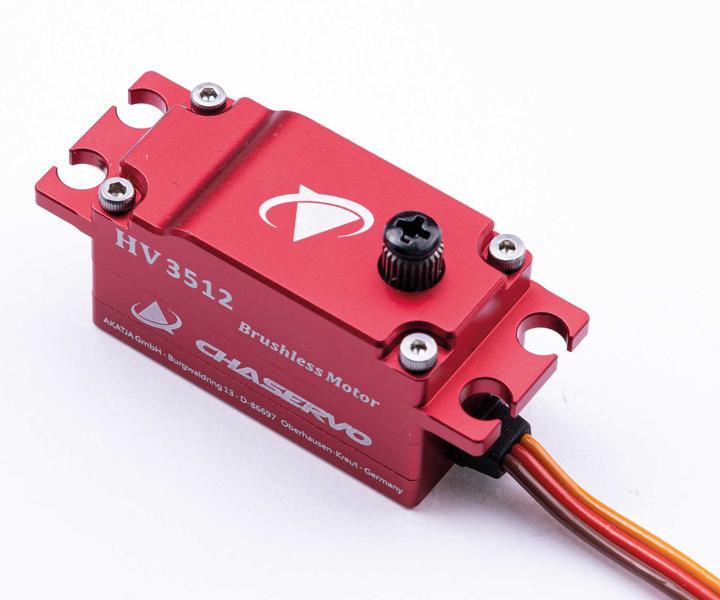 Produktbild Chaservo HV3512 25T low profile HV Brushless Servo, stehende Montage
