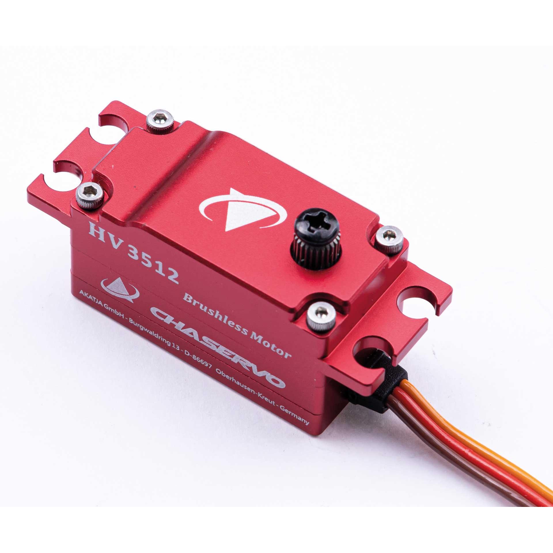 Chaservo HV3512 25T low profile HV Brushless Servo, stehende Montage