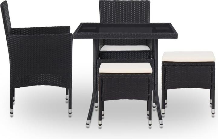 Produktbild vidaXL Ess-Set (80 x 80 x 75 cm)
