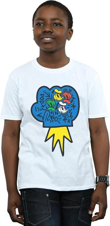 Actual product image Disney Boys Donald Duck Pop Fist T-Shirt (116)