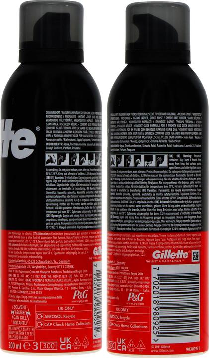 Actual product image Gillette Shave Foam Classic (200 ml)