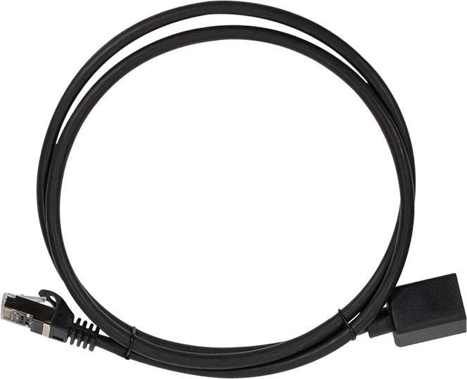 Actual product image LogiLink Patch cable extension Premium, Cat.6A, 2.0 m black, RJ45 plug (S/FTP, CAT6a, 2 m)