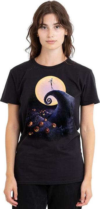 Actual product image The Nightmare Before Christmas Unisex Adult Poster T-Shirt (XL)
