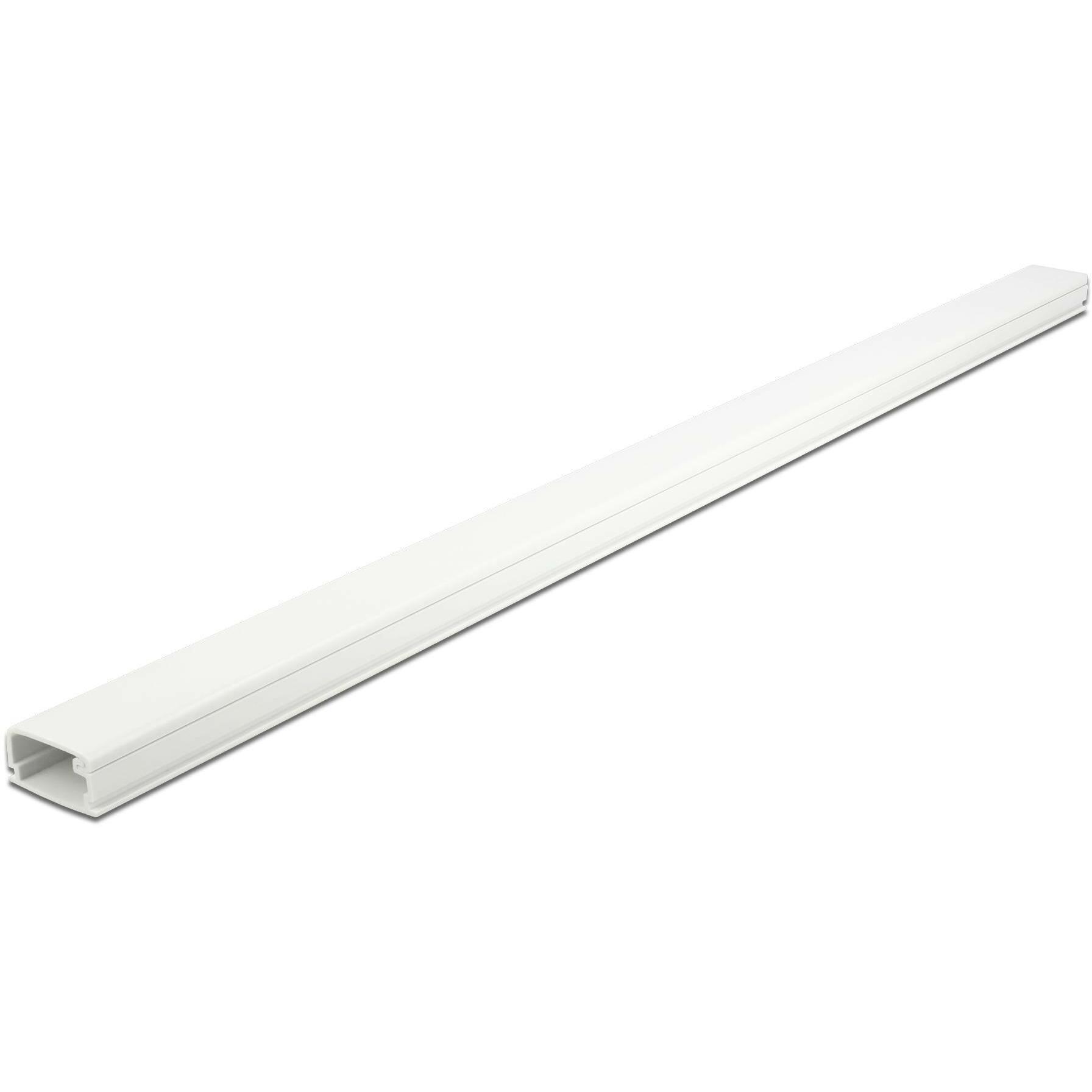 Delock, Kabelschutz + Kabelführung, Kabelkanal mit Deckel 26 x 13 mm (Kabelkanal, 1000 mm)