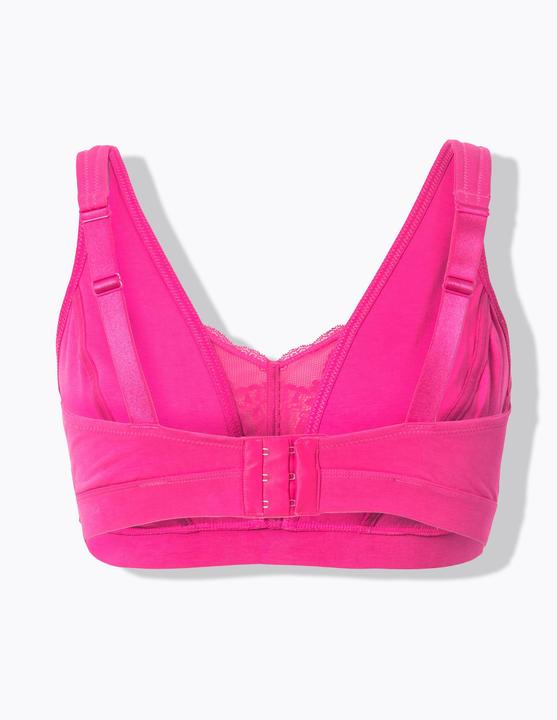 Produktbild Ulla Popken Bralette, Spitzeneinsatz, ohne Bügel, Cup C - E (110 E)