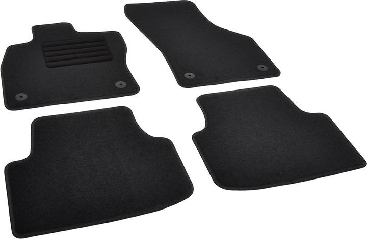 Rigum Textil Fussmatten für Seat Leon / Cupra Leon, Formentor / VW Golf Kombi ab 2020 (1 Set à 2 Fussmatten)