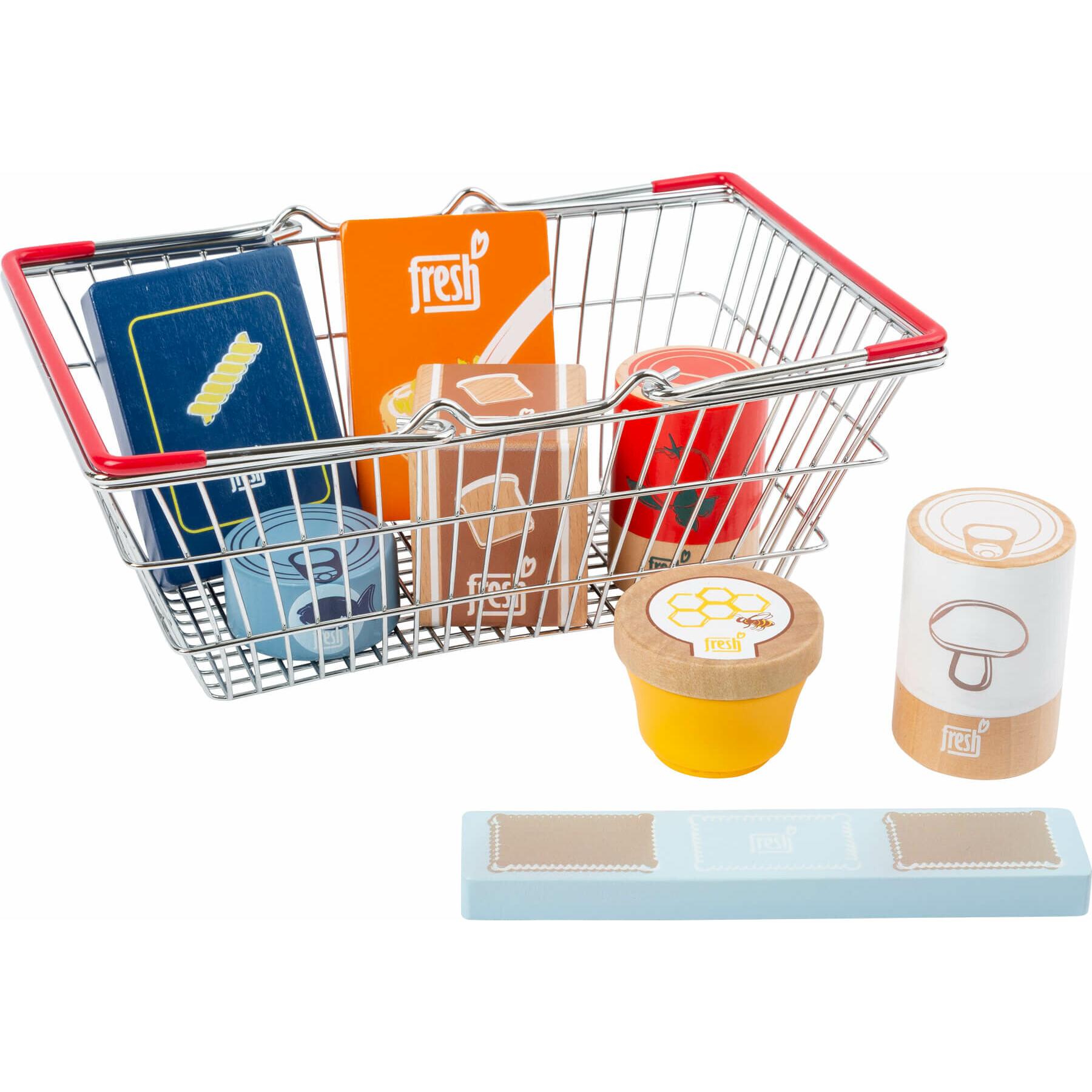small foot Lebensmittel Set im Einkaufskorb fresh (11443)
