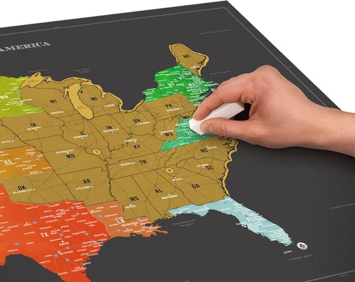 Image du produit Luckies Scratch Map USA