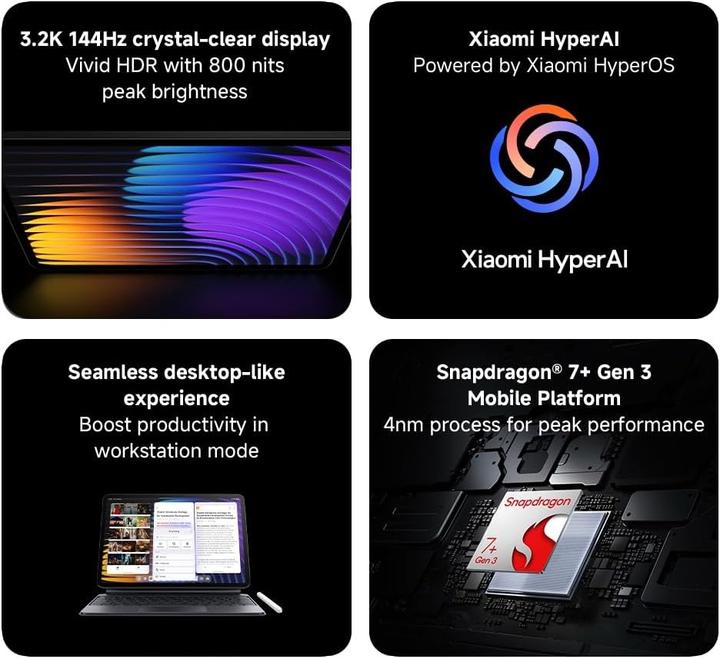 Immagine prodotto Xiaomi Pad 7 8+256 Blu (Solo WiFi, 11", 256 GB, Blu)