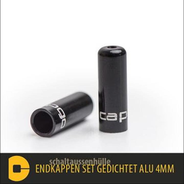 Image du produit Capgo 10 embouts étanches 4mm pour gaine de commande OL - Noir