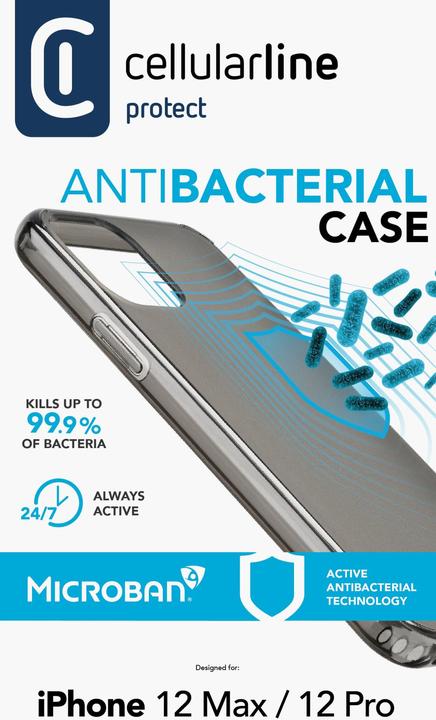 Actual product image Cellularline Antibacterial Case (Apple iPhone 12, Apple iPhone 12 Pro)