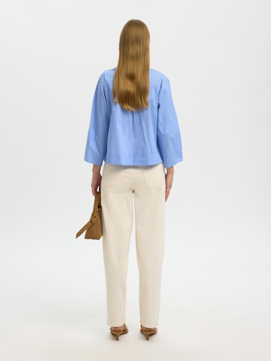 Immagine prodotto Selected Baumwollmix Bluse mit 3/4 Ärmeln (36)