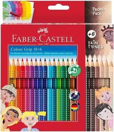 Actual product image Caran d'Ache Fancolor coloured pencils metal box (40x)