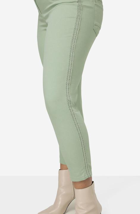 Produktbild Miamoda Twillhose, Slim Fit, Paillettenstreifen, teilelastischer Bund (44)