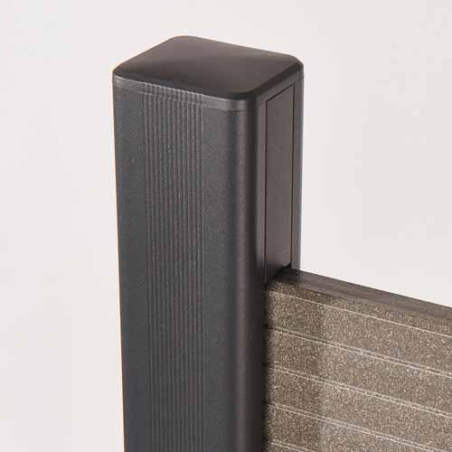 Produktbild Larus Kunststoff-Pfosten zu Sichtschutzwand WPC