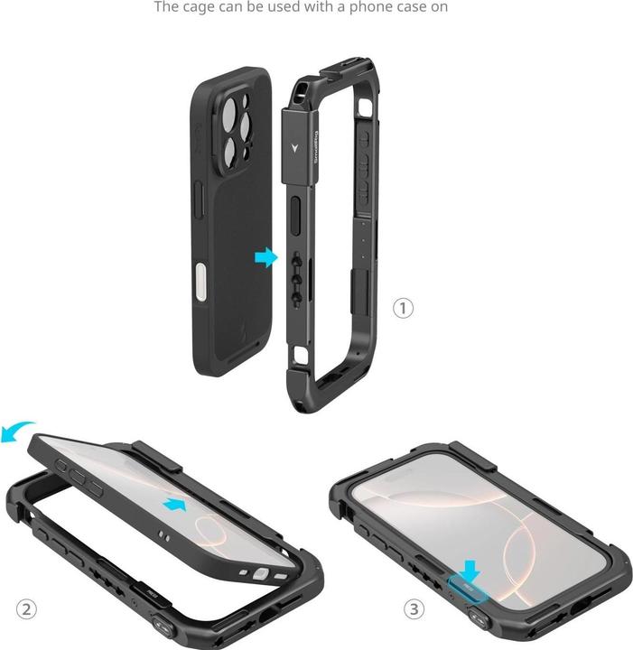 Actual product image SmallRig Mobile Dual Handheld Kit for iPhone 16 Pro (Cage)
