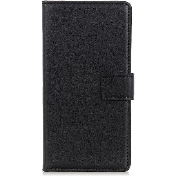 MU Classic Classic II Leder Bookcover Series (Xiaomi Redmi 8A), Smartphone Hülle, Schwarz