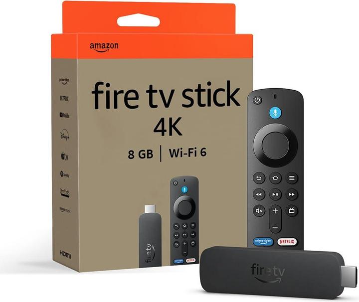 Immagine prodotto Amazon Fire TV Stick 4K (8 GB, Sistema operativo antincendio)
