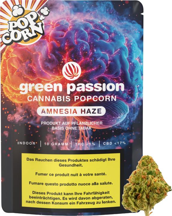 Green Passion Amnesia Haze Popcorn (10 g, Indoor)