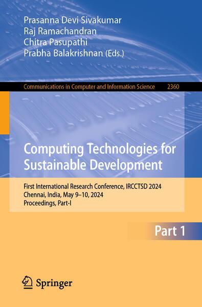 Produktbild Computing Technologies for Sustainable Development (Englisch, 2025)
