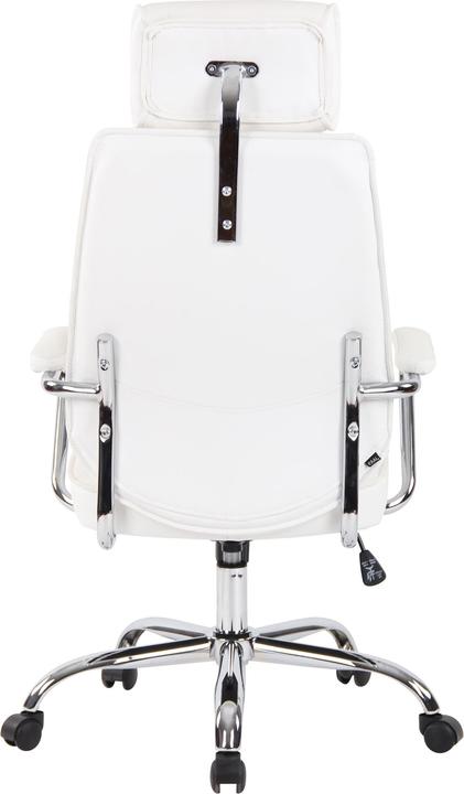 Immagine prodotto CLP Sedia da ufficio Rako in vera pelle bianca