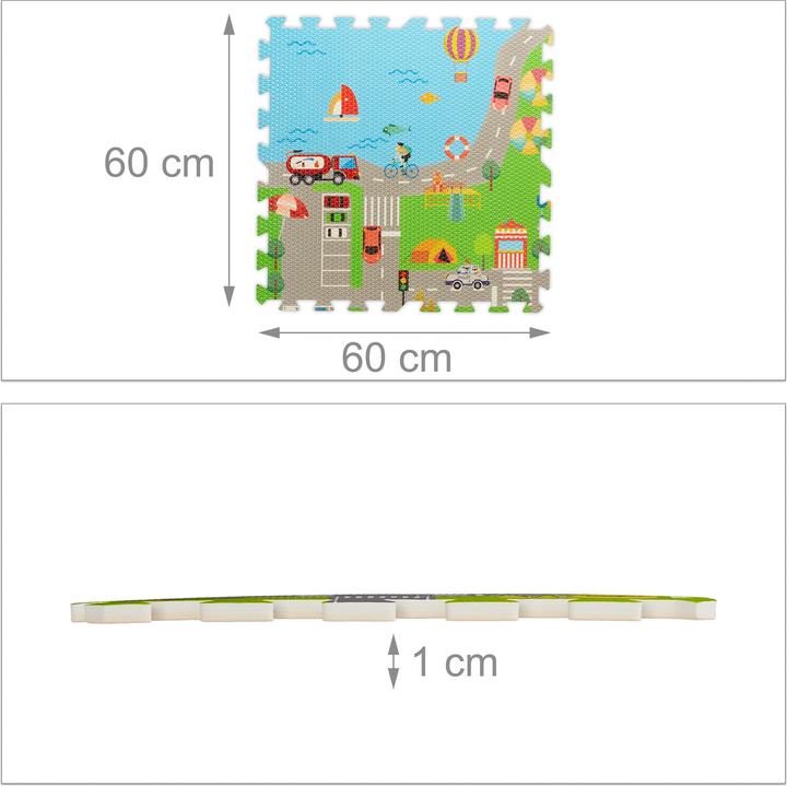 Image du produit Relaxdays Tapis circuit (60 x 60 x 1 cm)